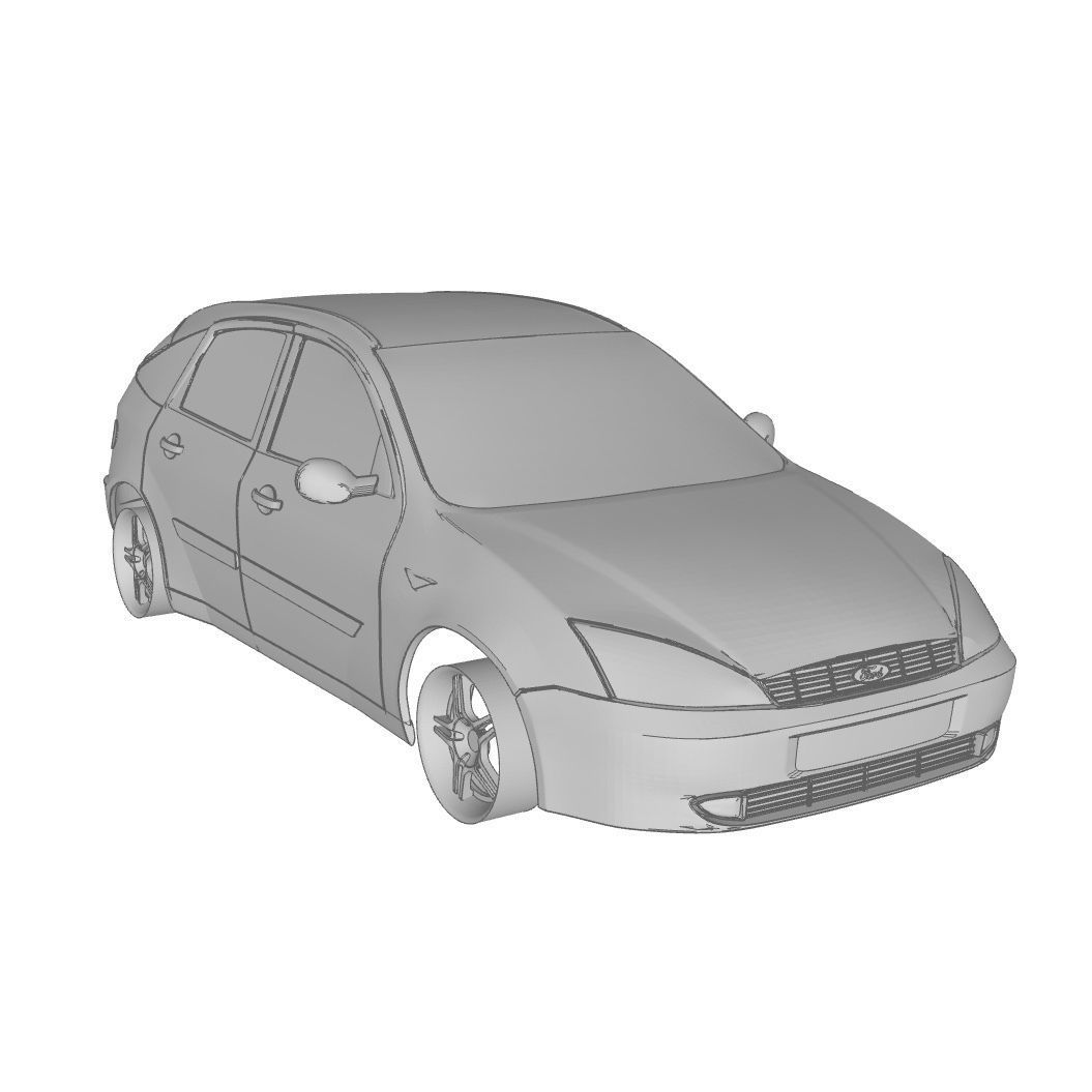 01 Ford Focus Ghia 3D print model_4