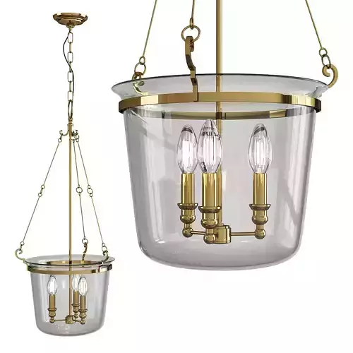 Quinton Pendant Light Low-poly 3D model