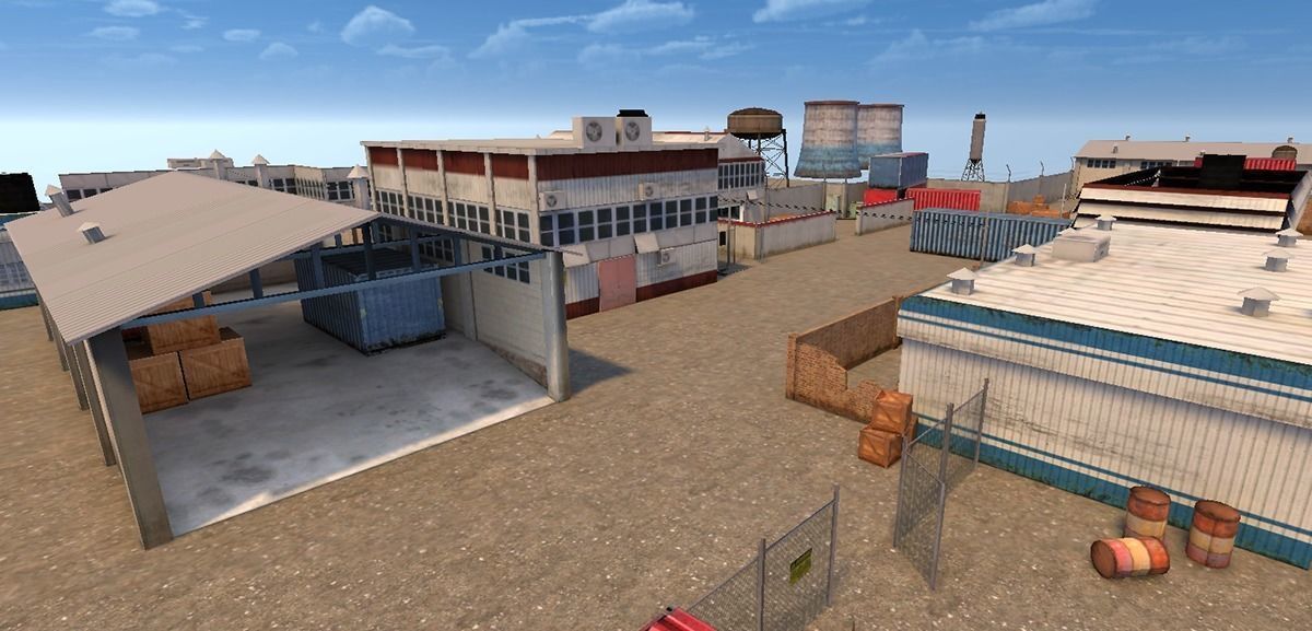 Shooting maps Low-poly 3D model_8