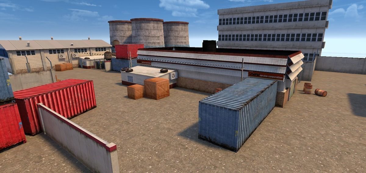 Shooting maps Low-poly 3D model_13