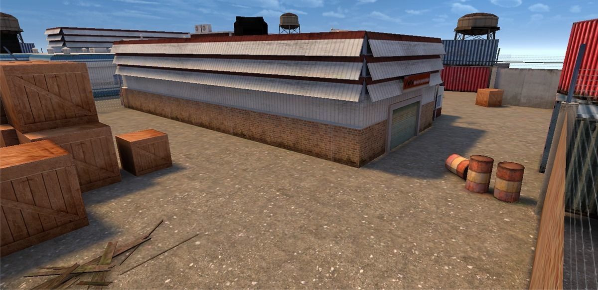 Shooting maps Low-poly 3D model_15