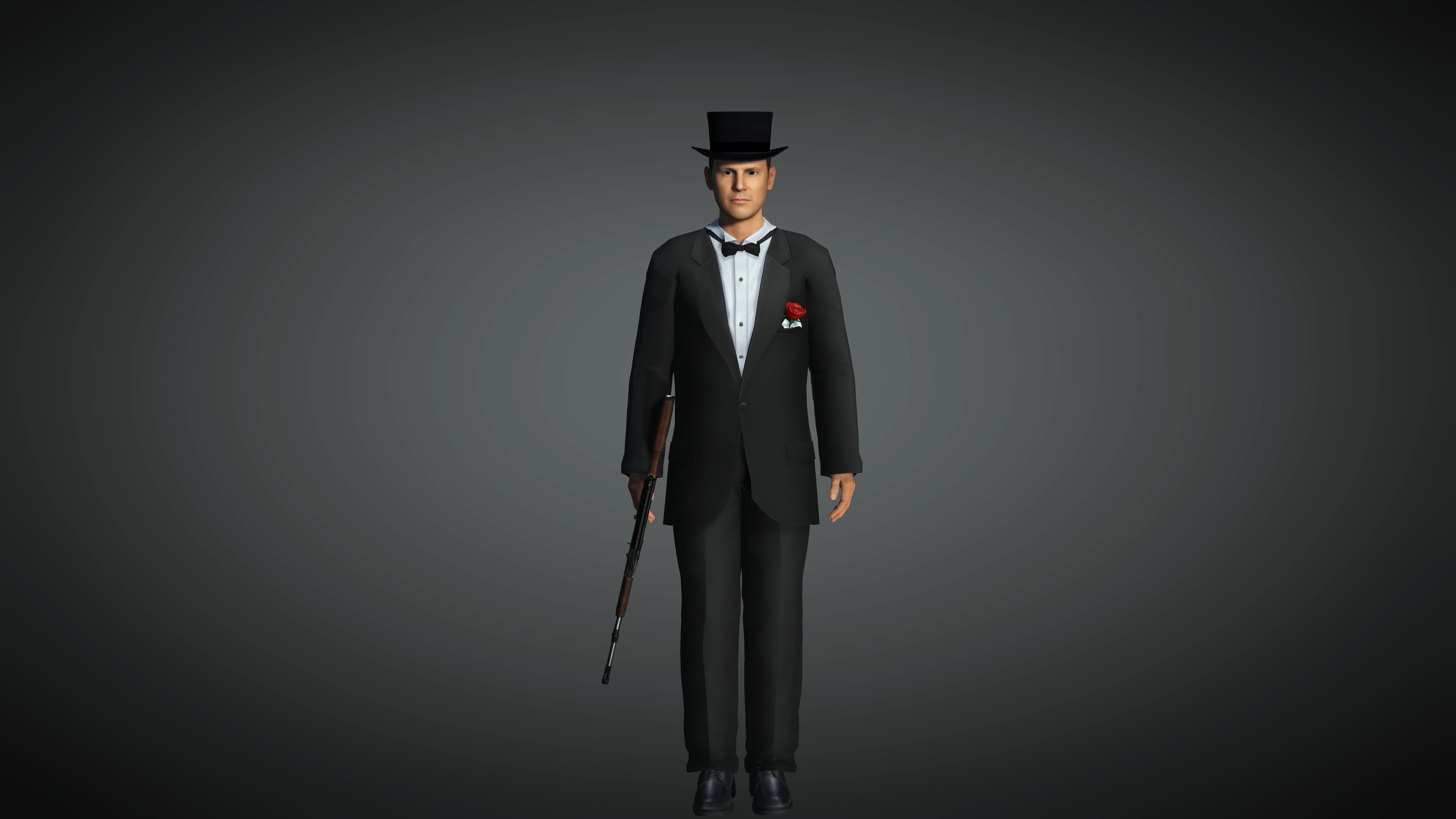 Realistic and Rigged Character-2 Game Ready 3D model_3