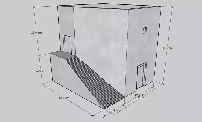 Mini Concrete Planter Box20