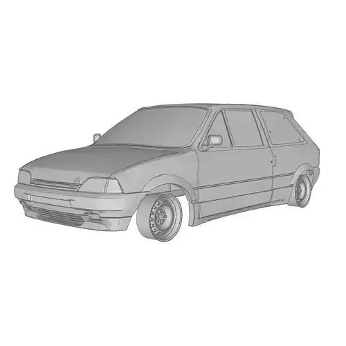 CITROEN AX SPORT 3D print model