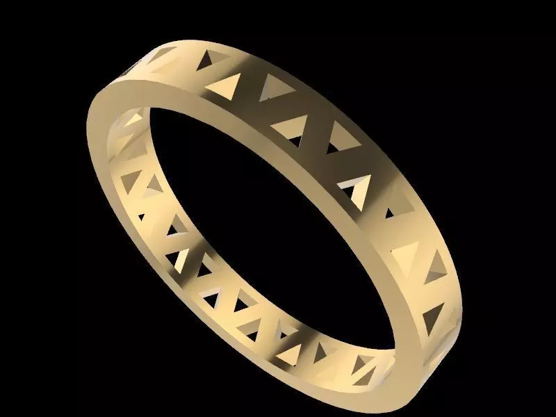 chain ring stl verified 3D print model_0