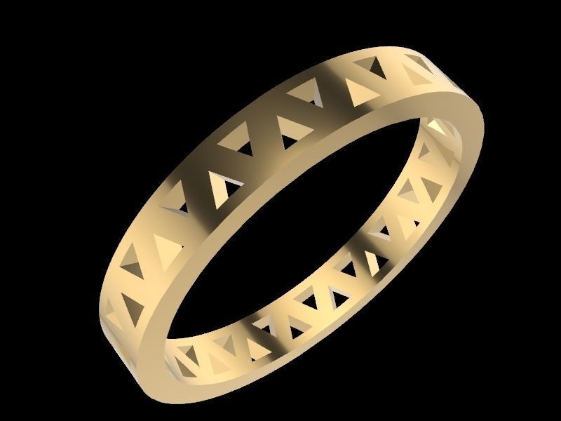 chain ring stl verified 3D print model_4