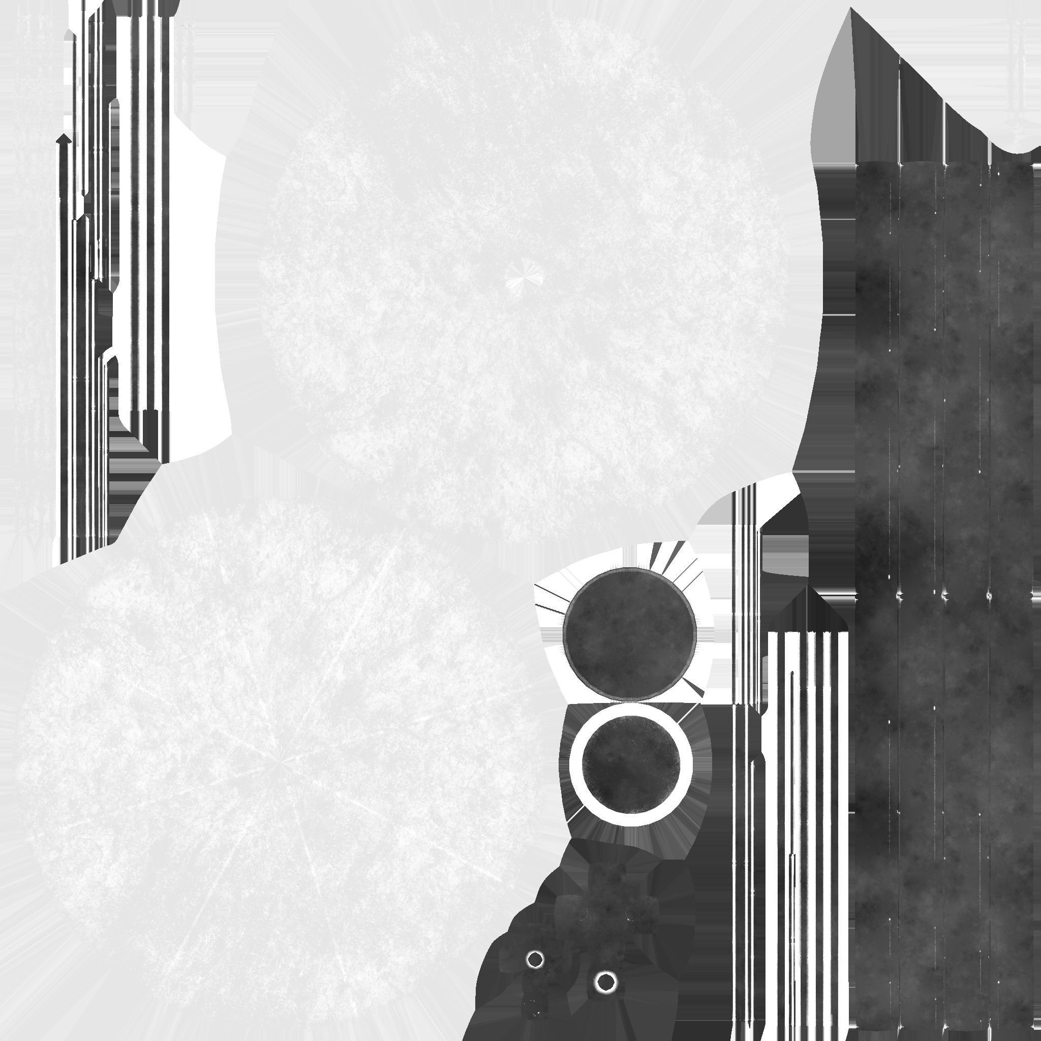 Asian Hat 03 Wood Straw - Character Design Fashion Low-poly 3D model_21