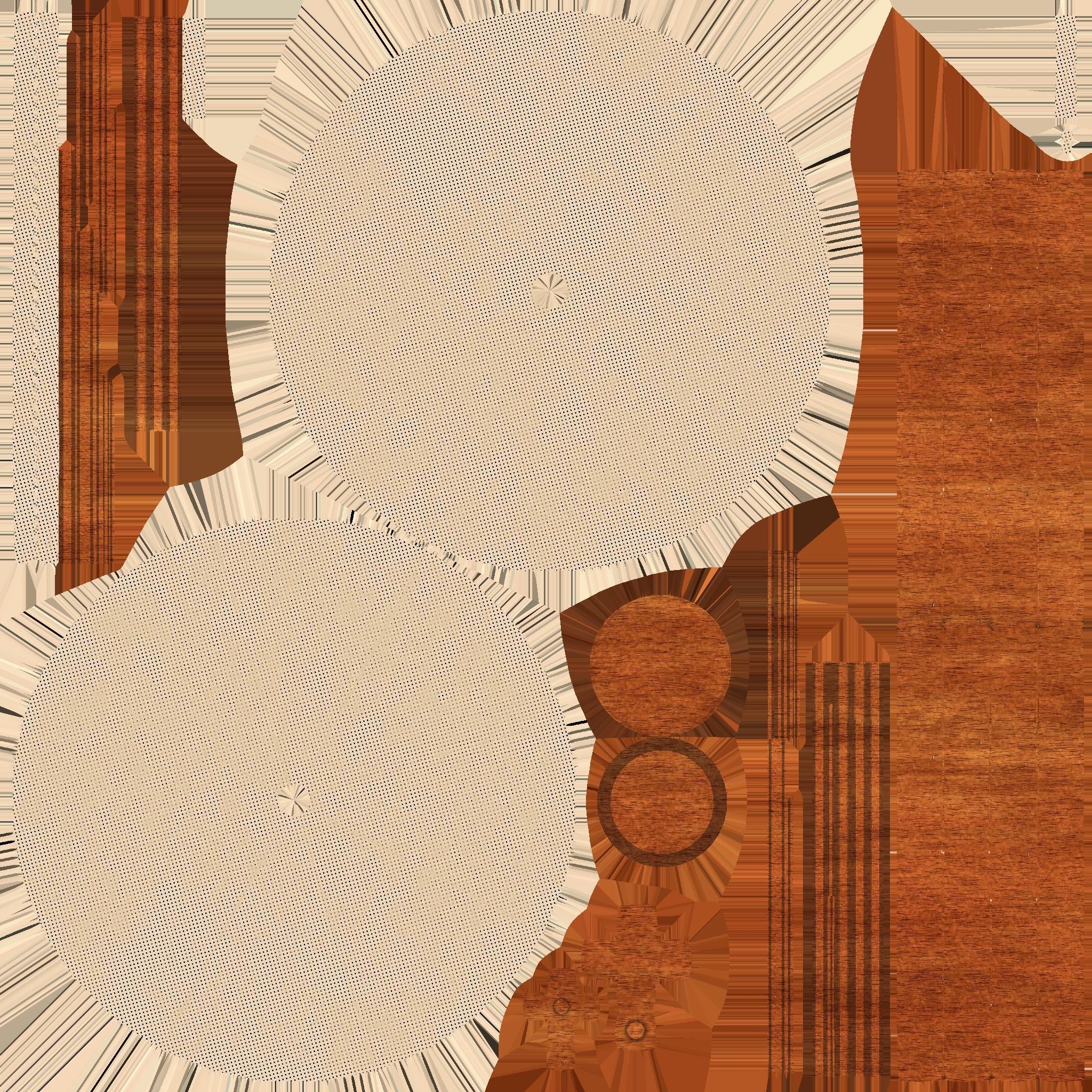 Asian Hat 03 Wood Straw - Character Design Fashion Low-poly 3D model_17