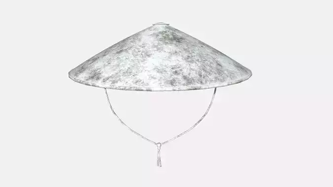Asian Hat 05 Snow Winter - Character Design Fashion Low-poly 3D model