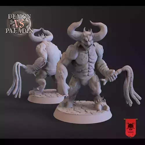 Abyzou - Demon Vs Paladin 3D print model