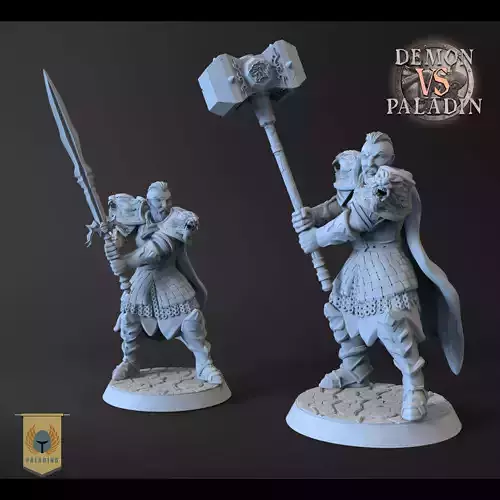 Boris - Demon Vs Paladin 3D print model