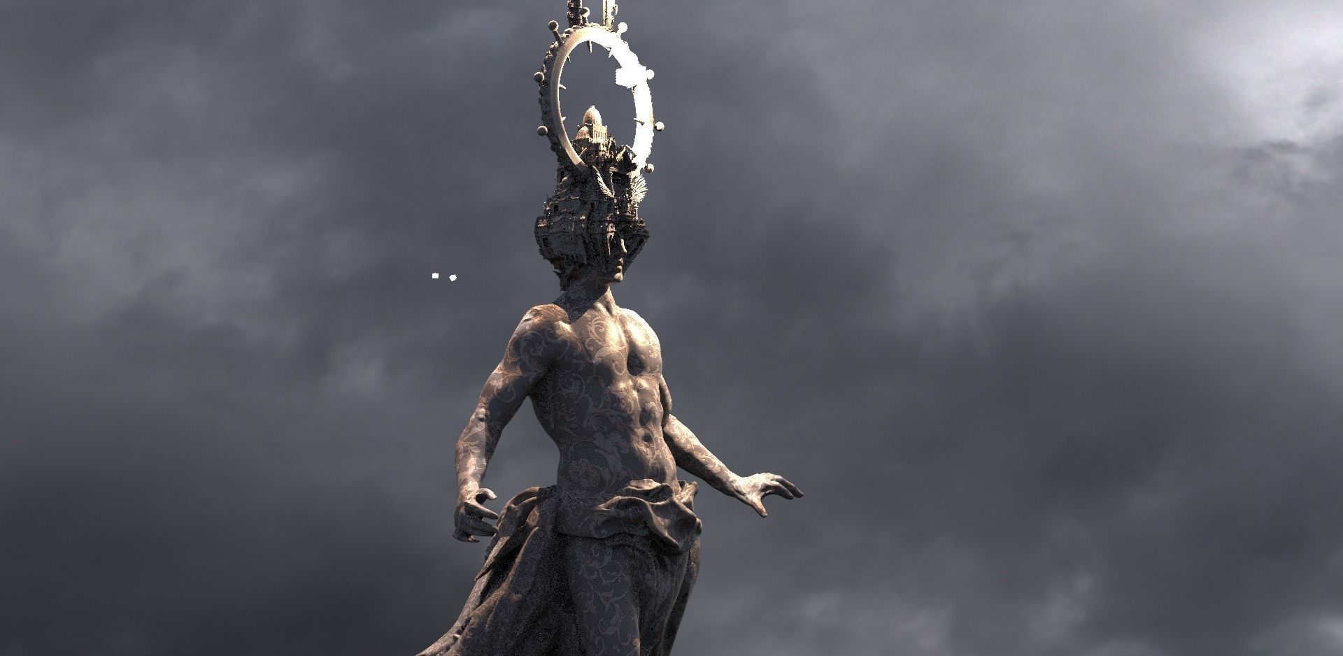 Holly Devine Kingdom Helmet Enlightened 3D model_4