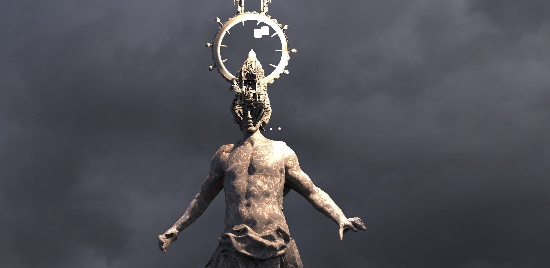 Holly Devine Kingdom Helmet Enlightened 3D model_5