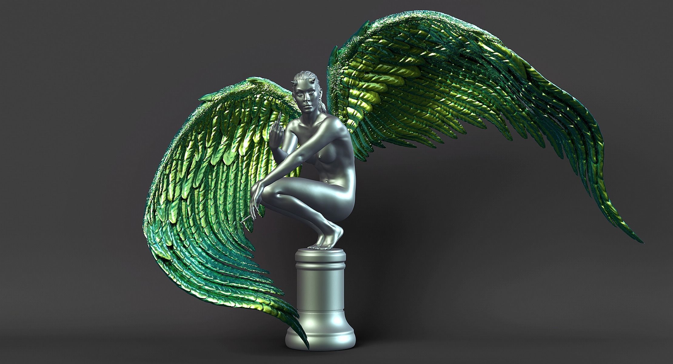 Blood Angel 3D print model_9