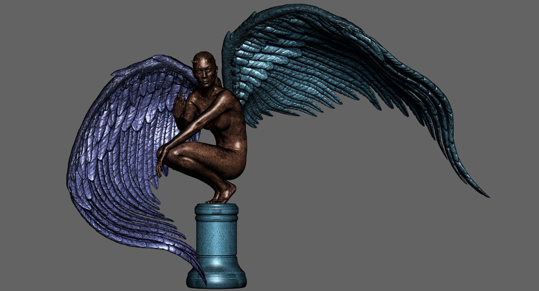 Blood Angel 3D print model_26