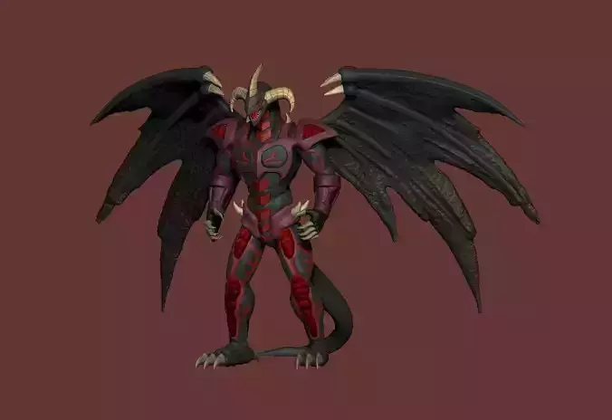 Red Dragon Archfiend 3D print model