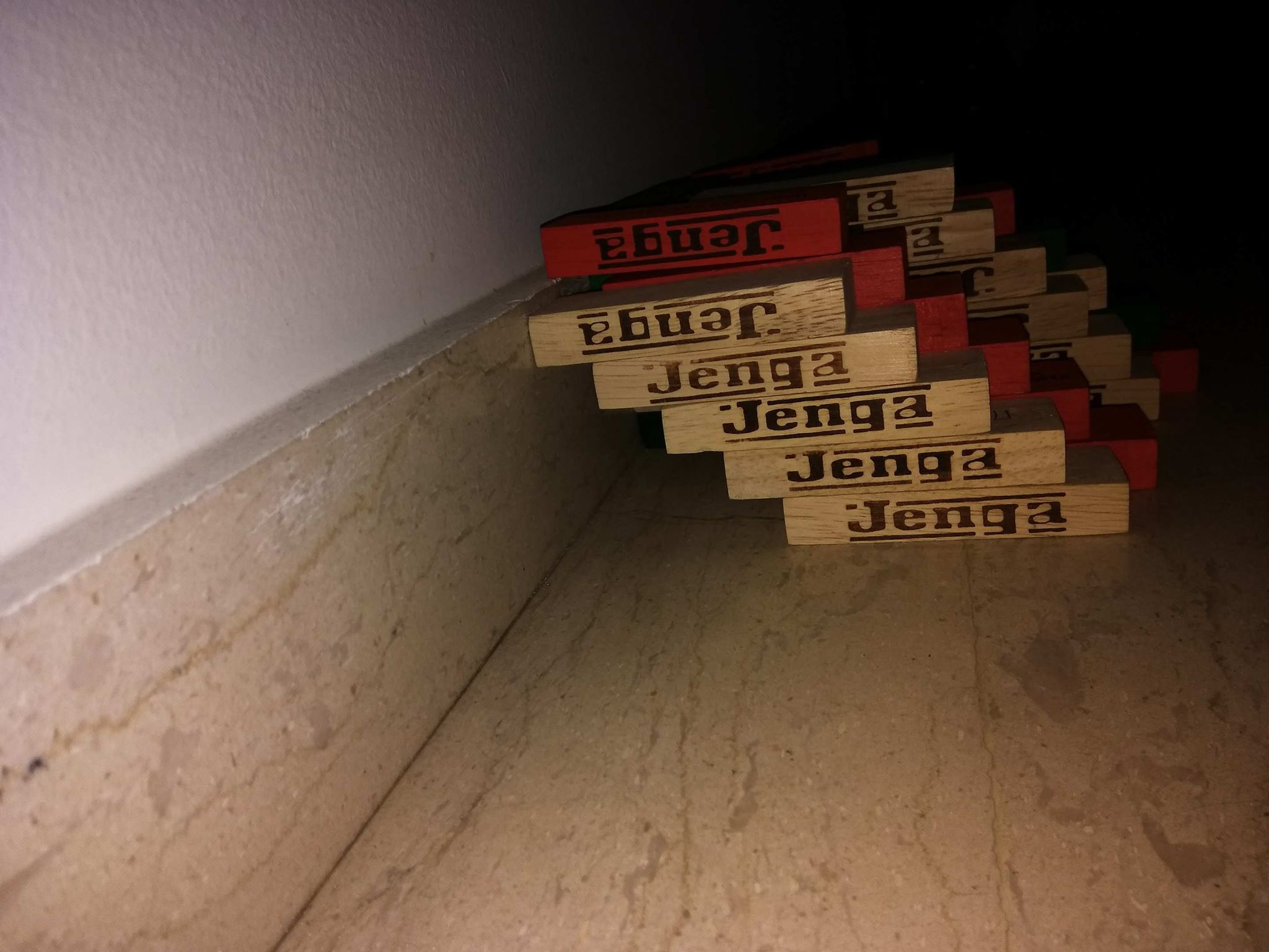 The Wall wooden toy block 3D model_4