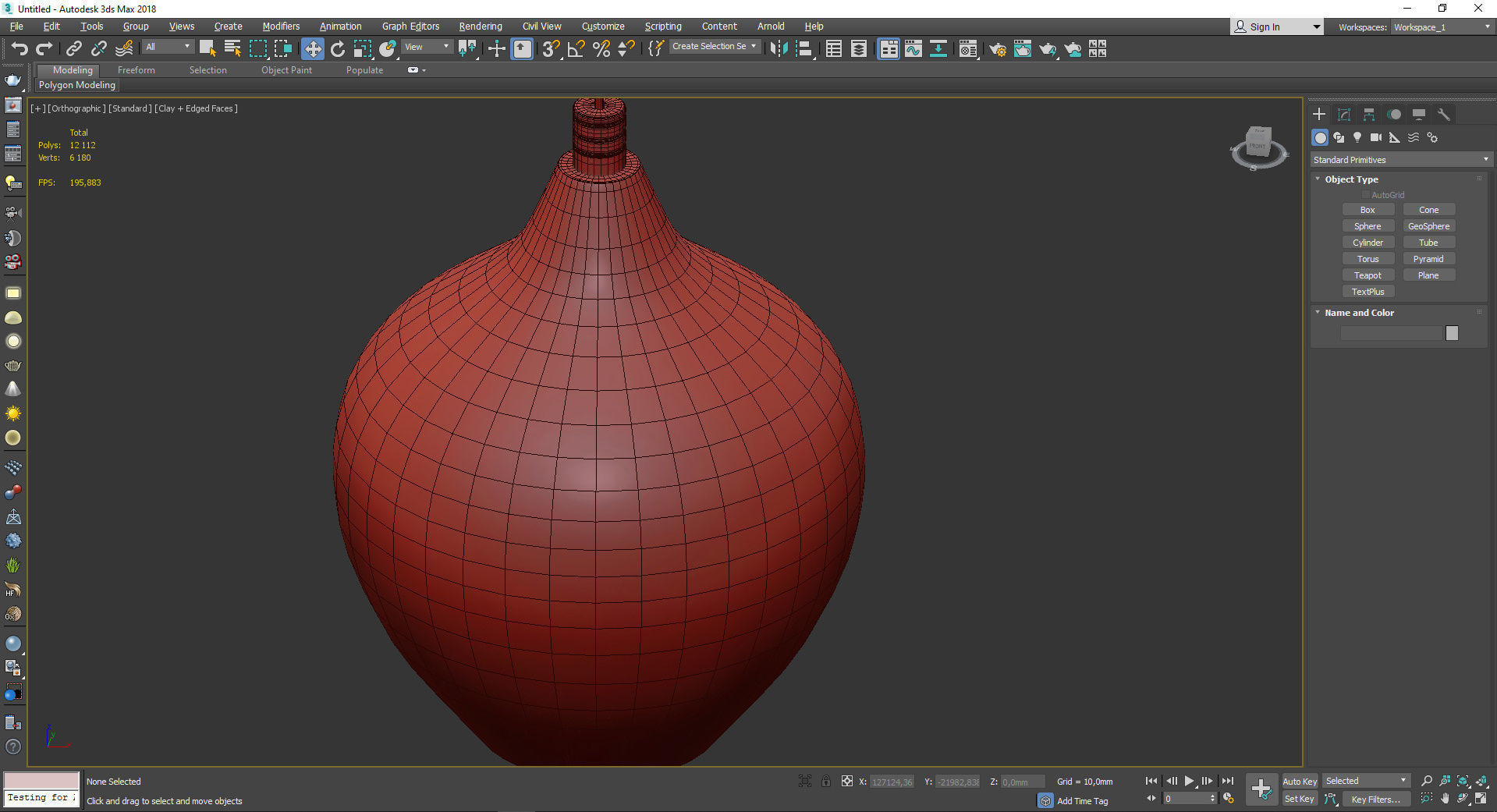 Victoria Round Drop LED Mini Pendant Light Low-poly 3D model_4