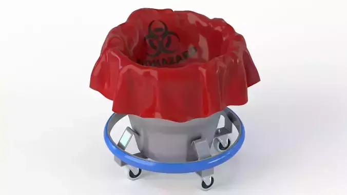 Kick Bucket Low-poly 3D model