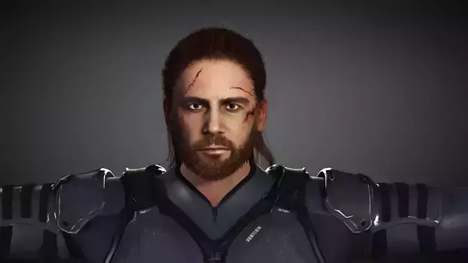 Realistic  and  Rigged Character Game Ready 