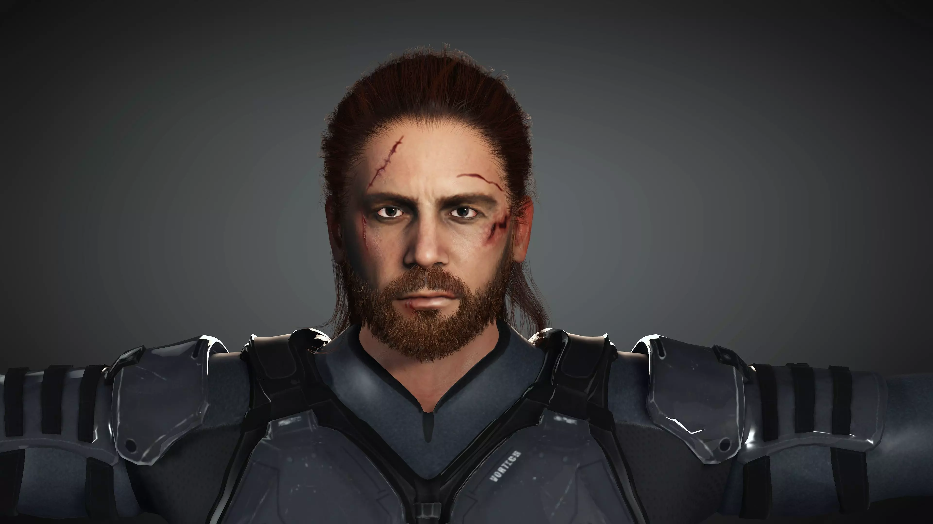 Realistic  and  Rigged Character Game Ready  3D model_0