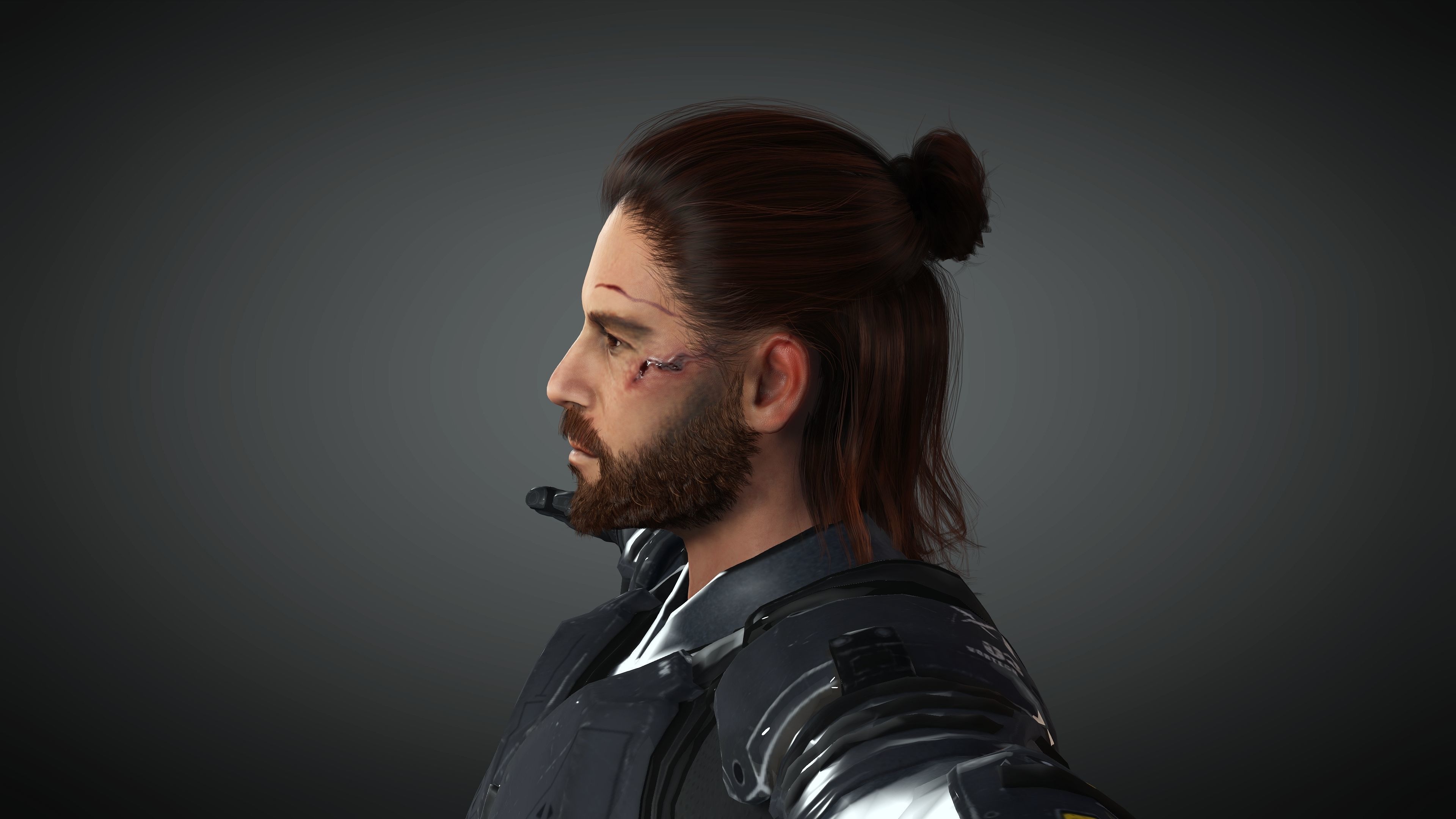 Realistic  and  Rigged Character Game Ready  3D model_12