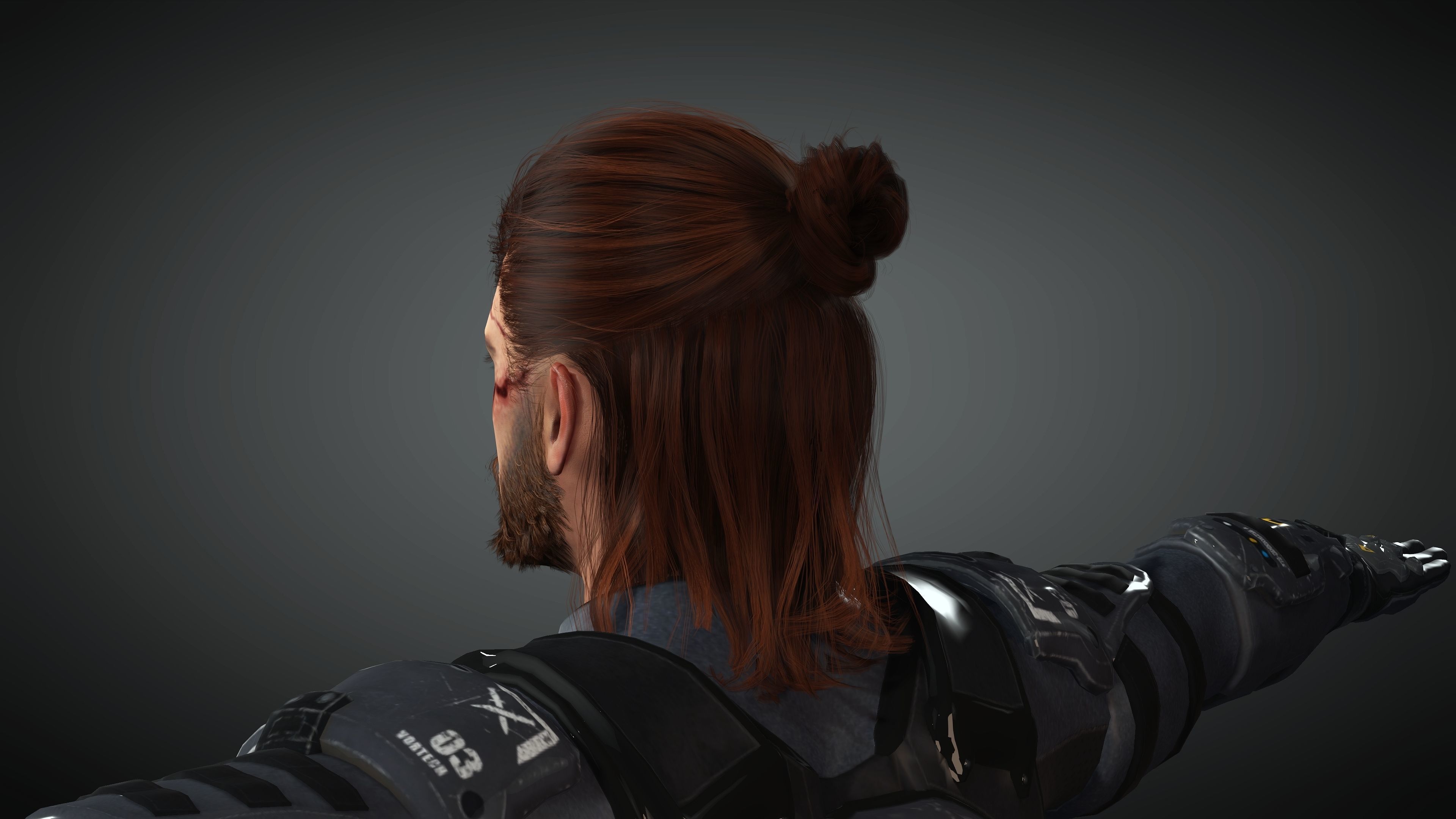 Realistic  and  Rigged Character Game Ready  3D model_15