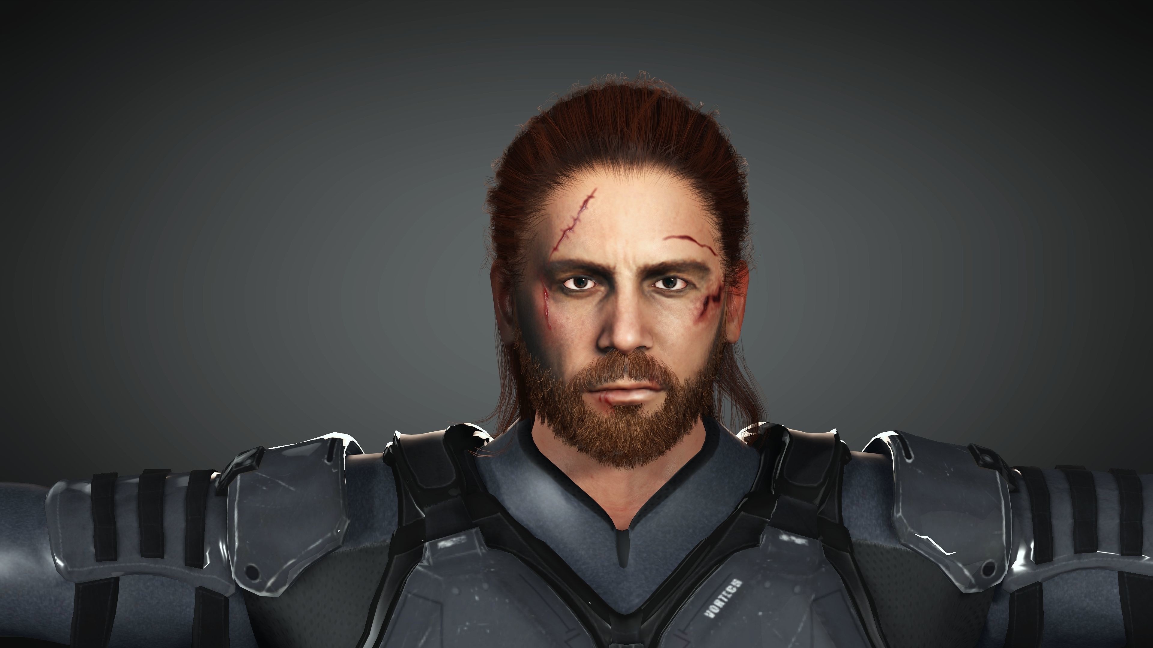 Realistic  and  Rigged Character Game Ready  3D model_1