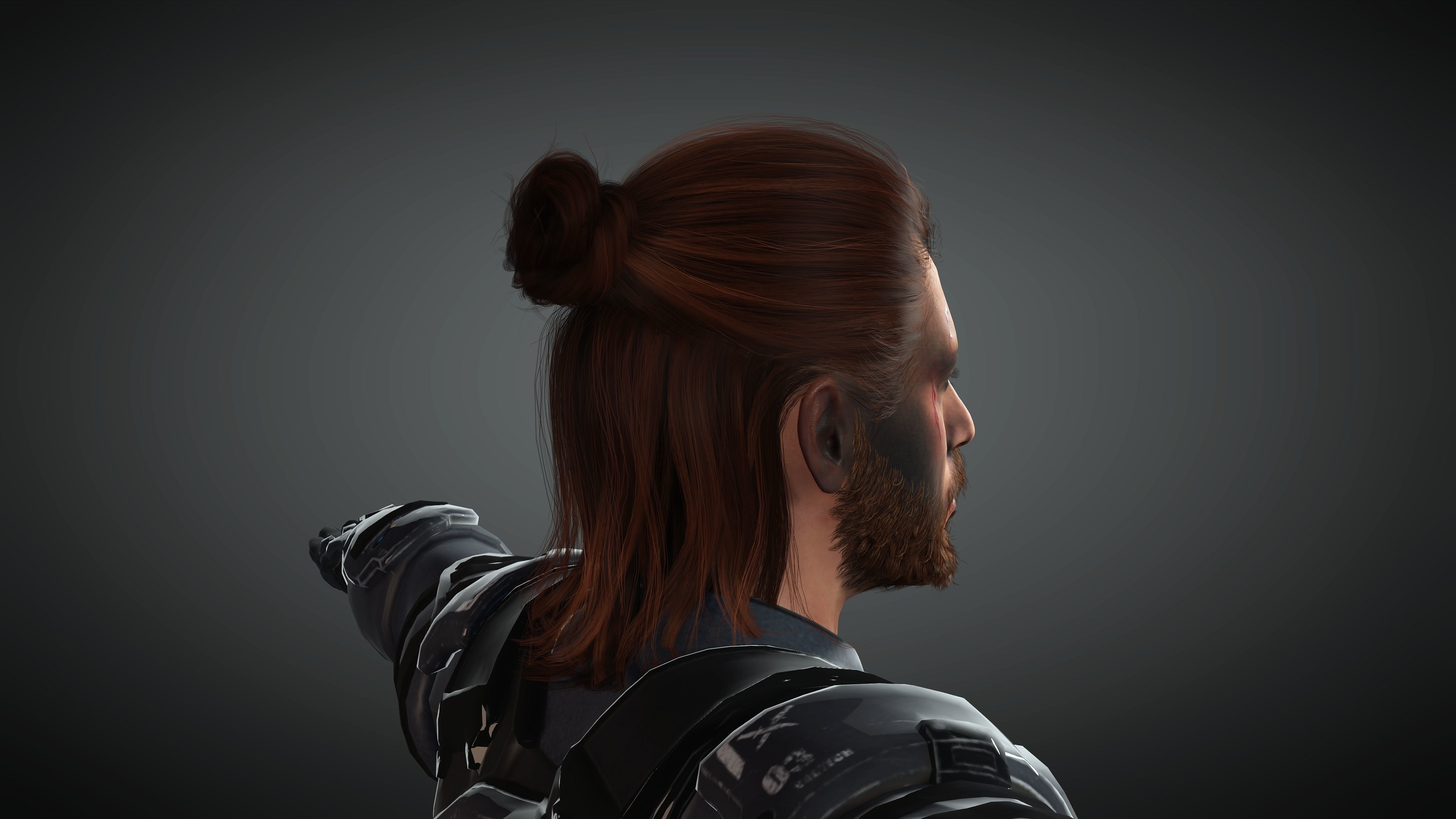 Realistic  and  Rigged Character Game Ready  3D model_16