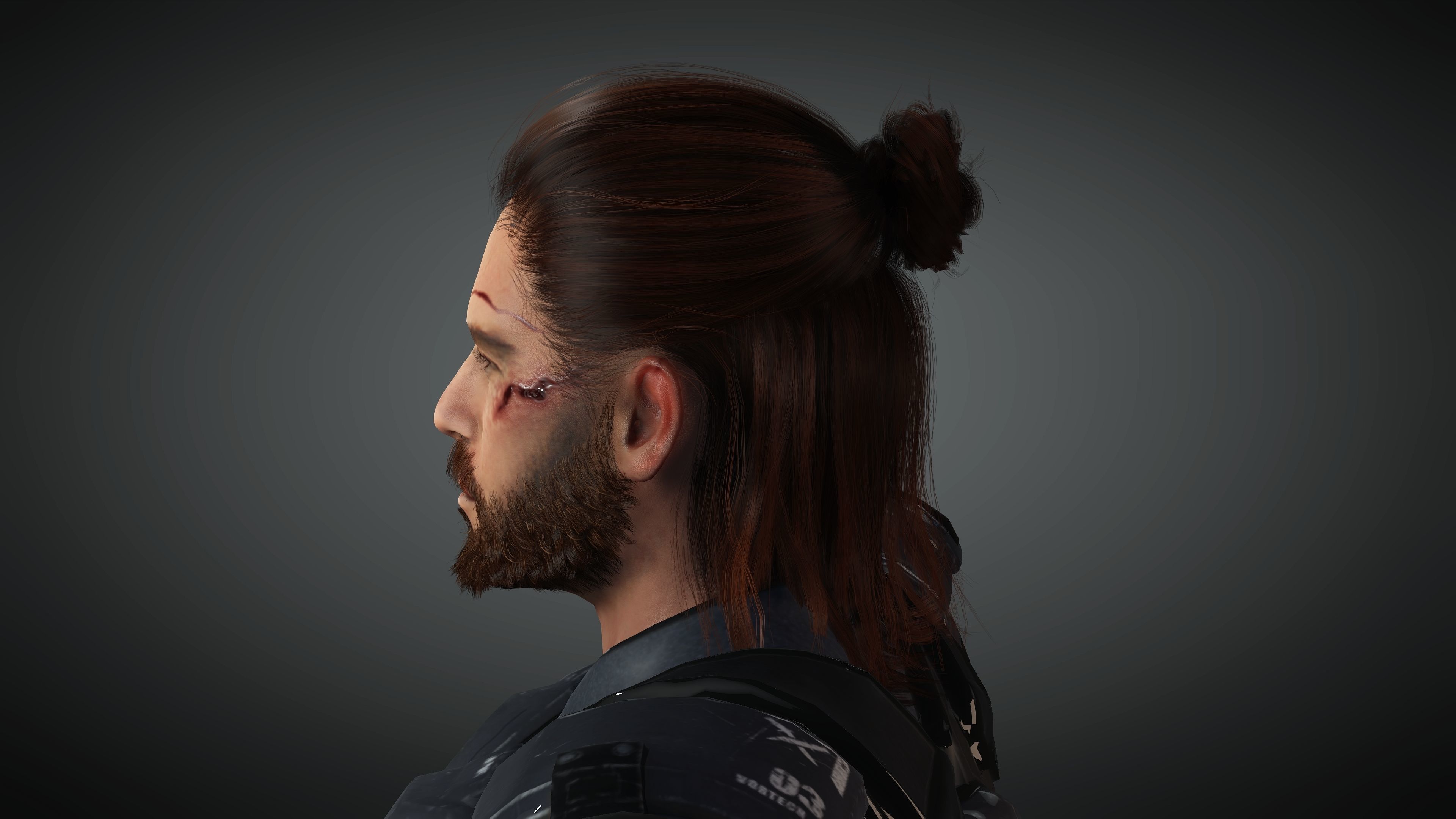 Realistic  and  Rigged Character Game Ready  3D model_13