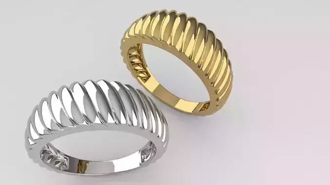 Twist Wedding Ring