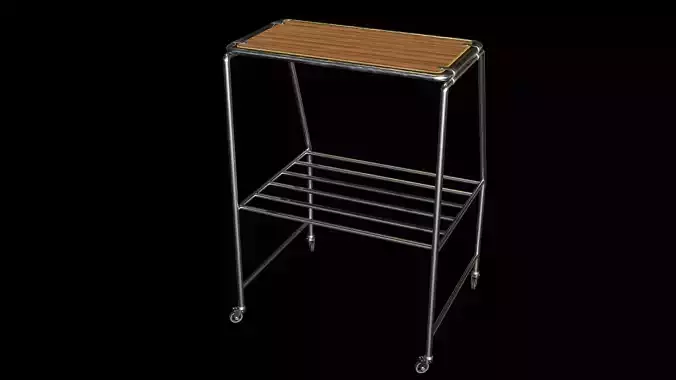 Vintage Classroom TV Rack