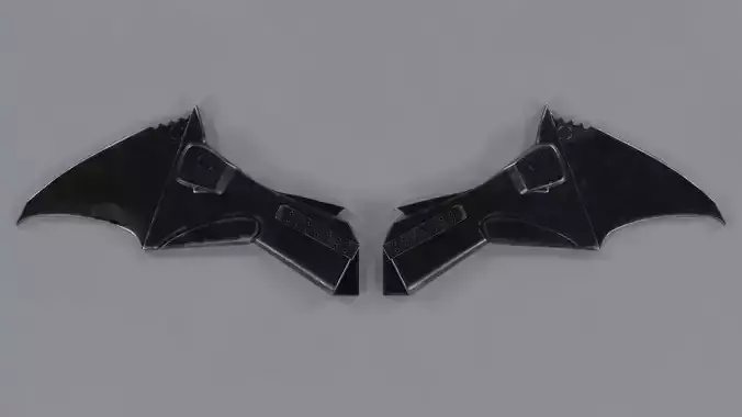 The Batman logo PBR print