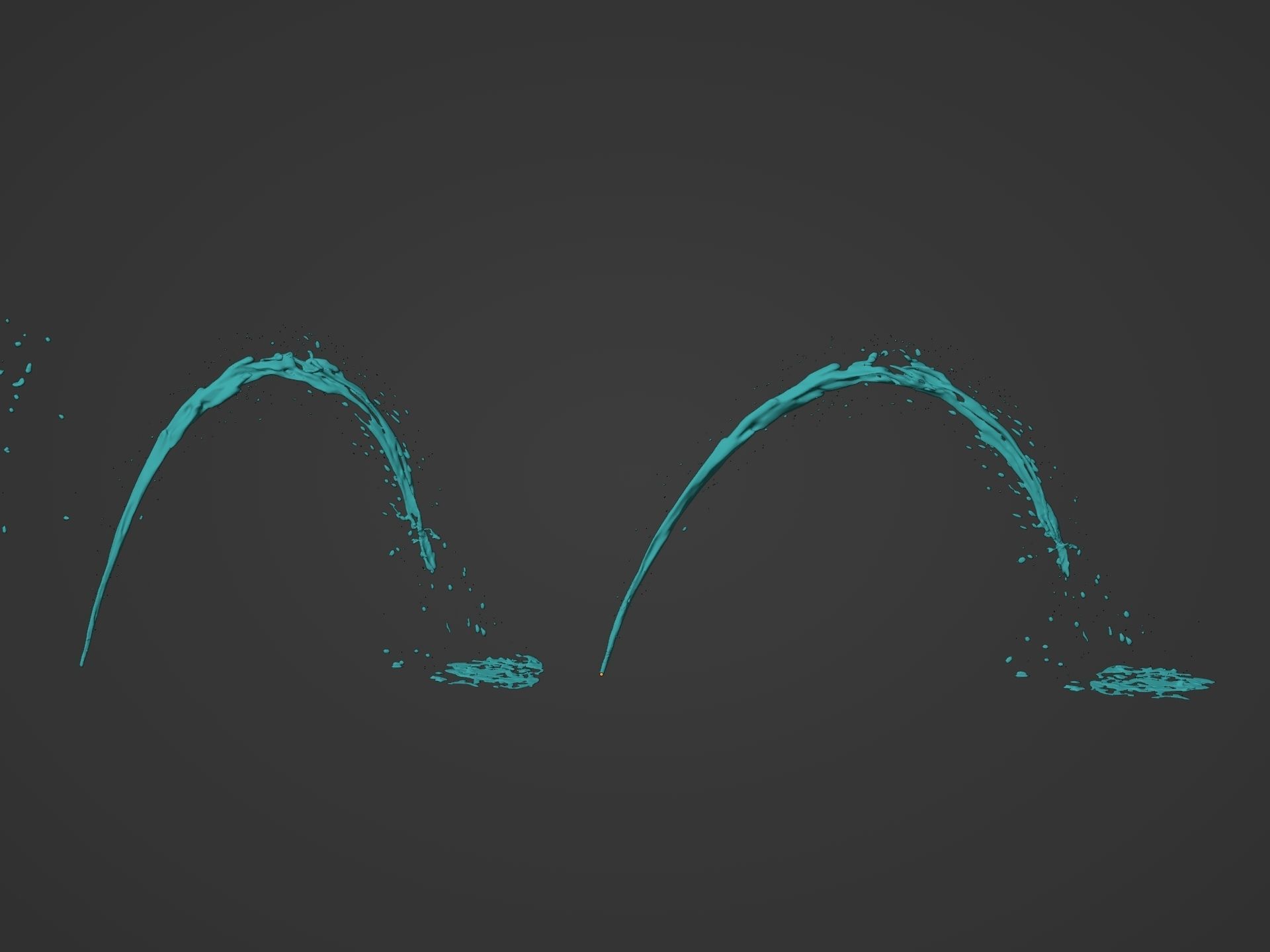 Water Splash Pack 3D model_5