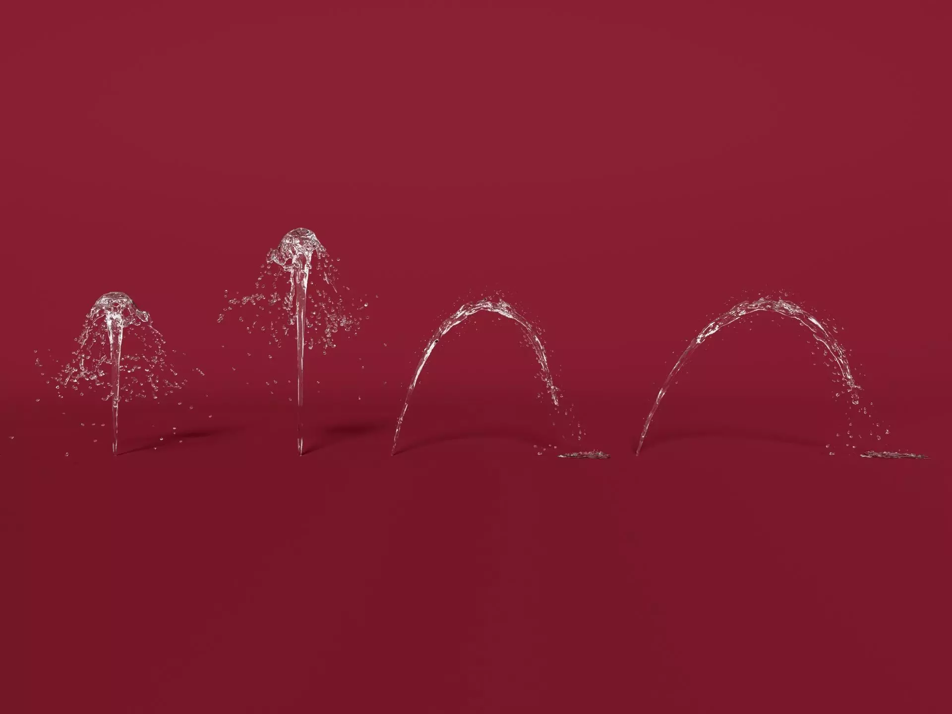 Water Splash Pack 3D model_0