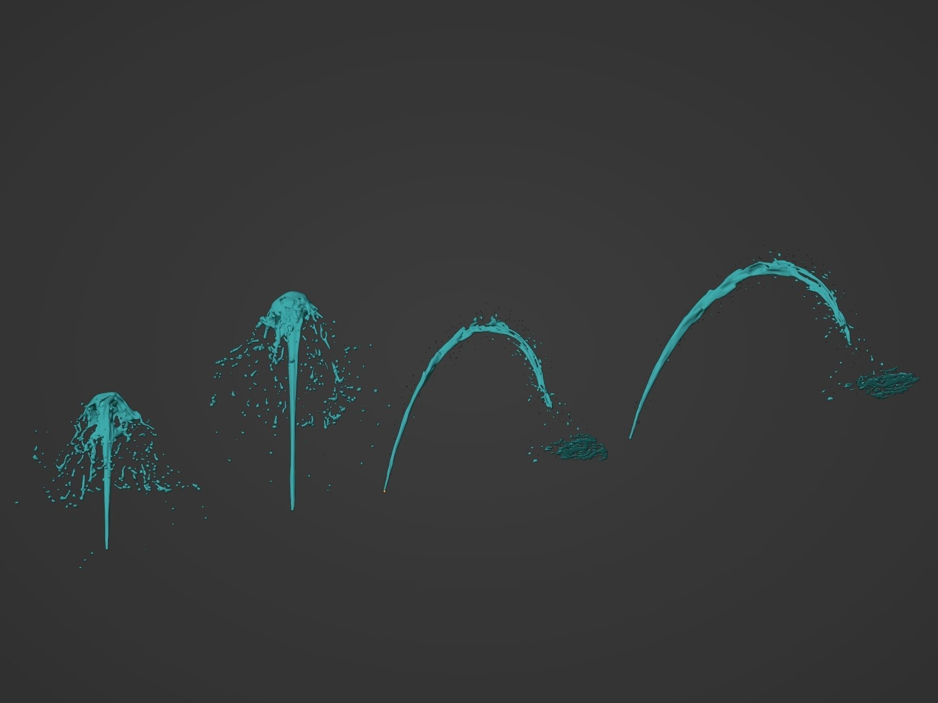 Water Splash Pack 3D model_9