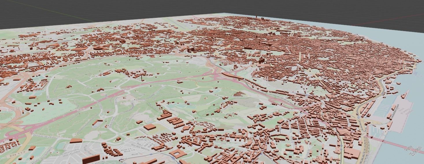 Lisboa Portugal CITY BUILDINGS 3D model_1