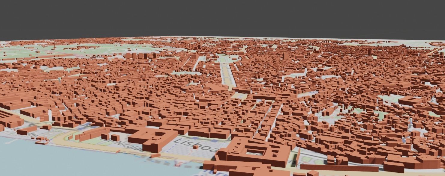 Lisboa Portugal CITY BUILDINGS 3D model_2