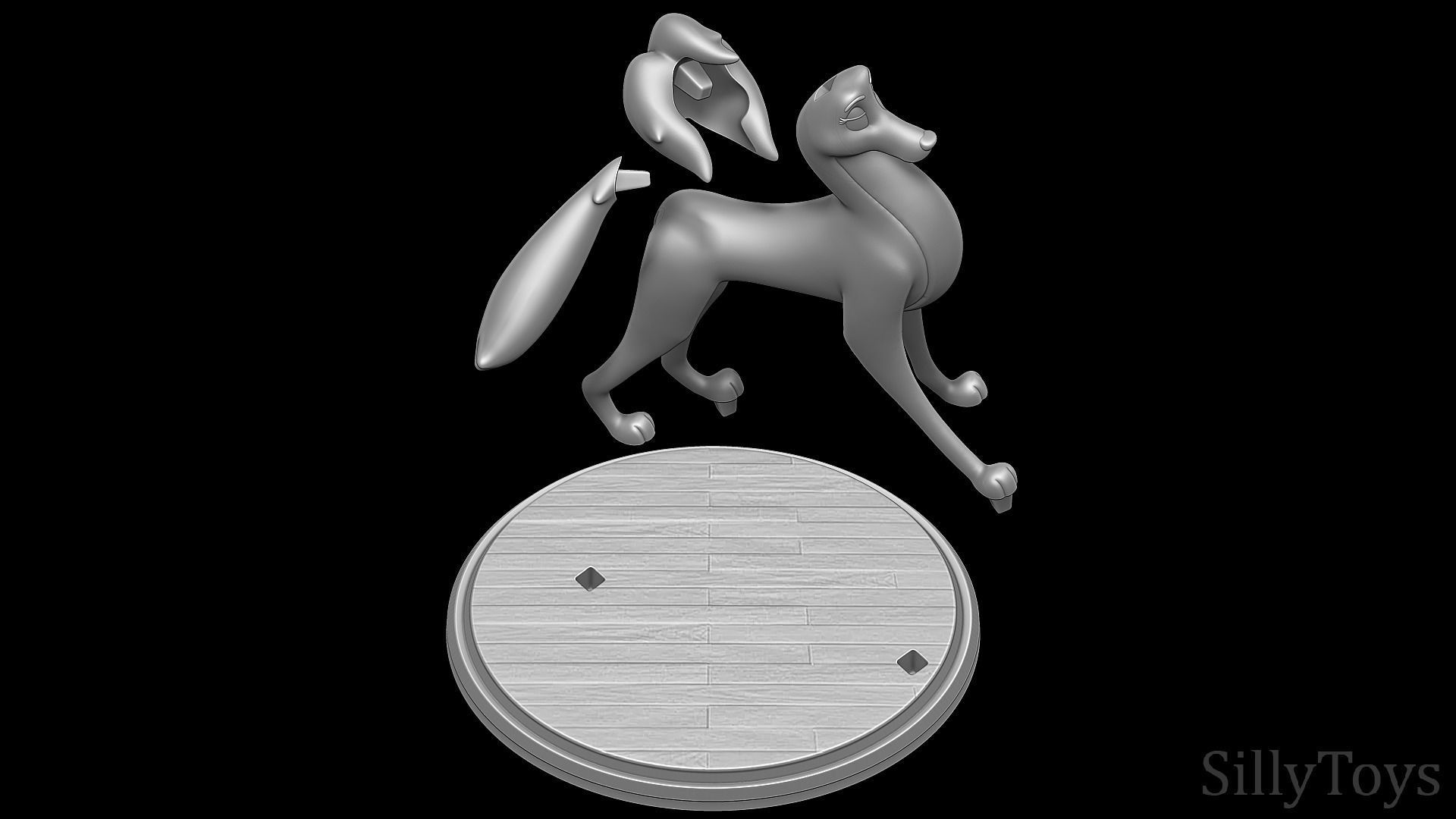 Sasha La Fleur - All Dogs Go To Heaven 2 3D print model_9