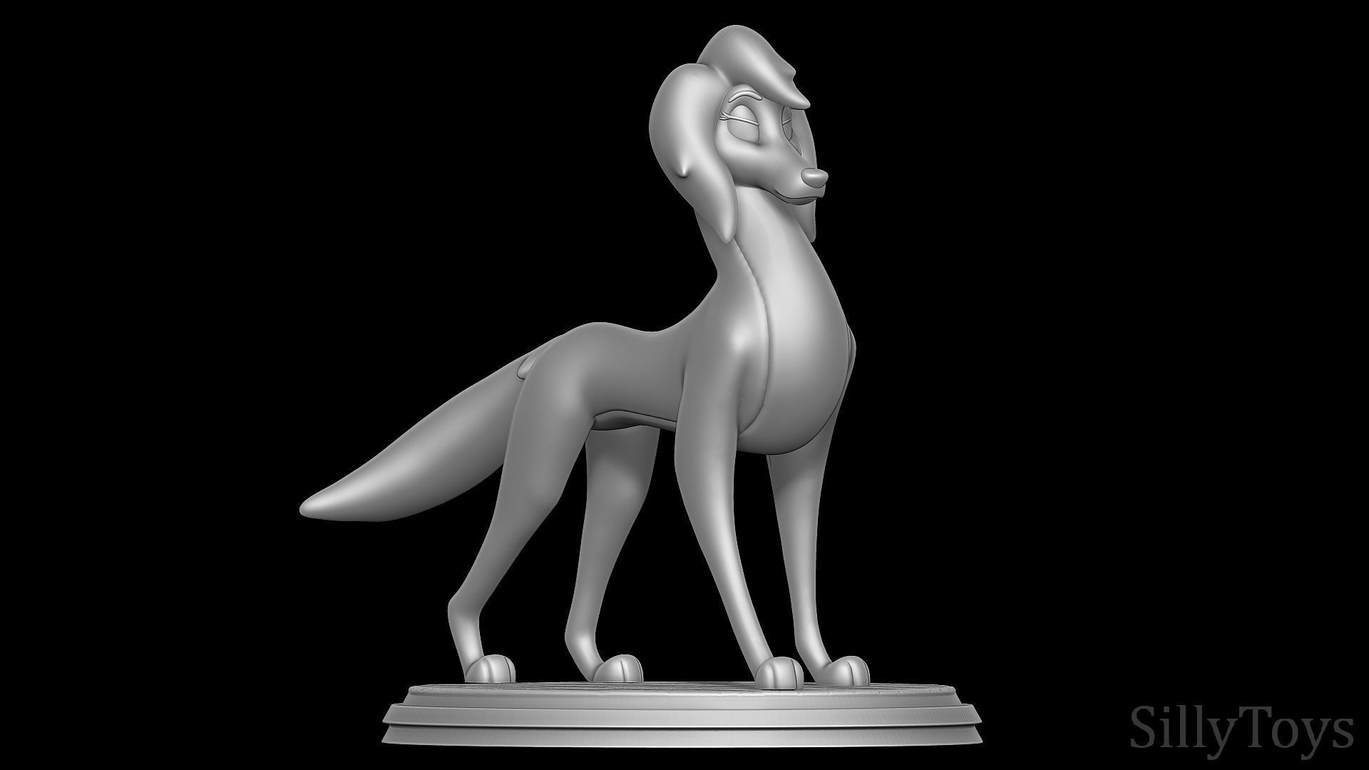 Sasha La Fleur - All Dogs Go To Heaven 2 3D print model_8
