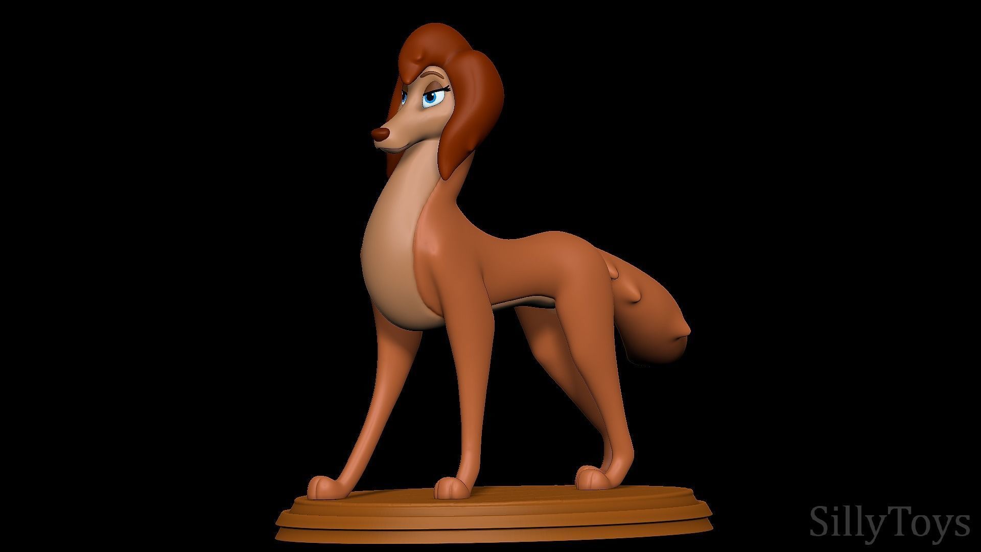 Sasha La Fleur - All Dogs Go To Heaven 2 3D print model_2