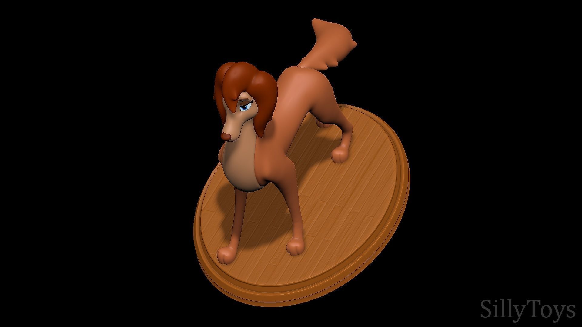 Sasha La Fleur - All Dogs Go To Heaven 2 3D print model_7