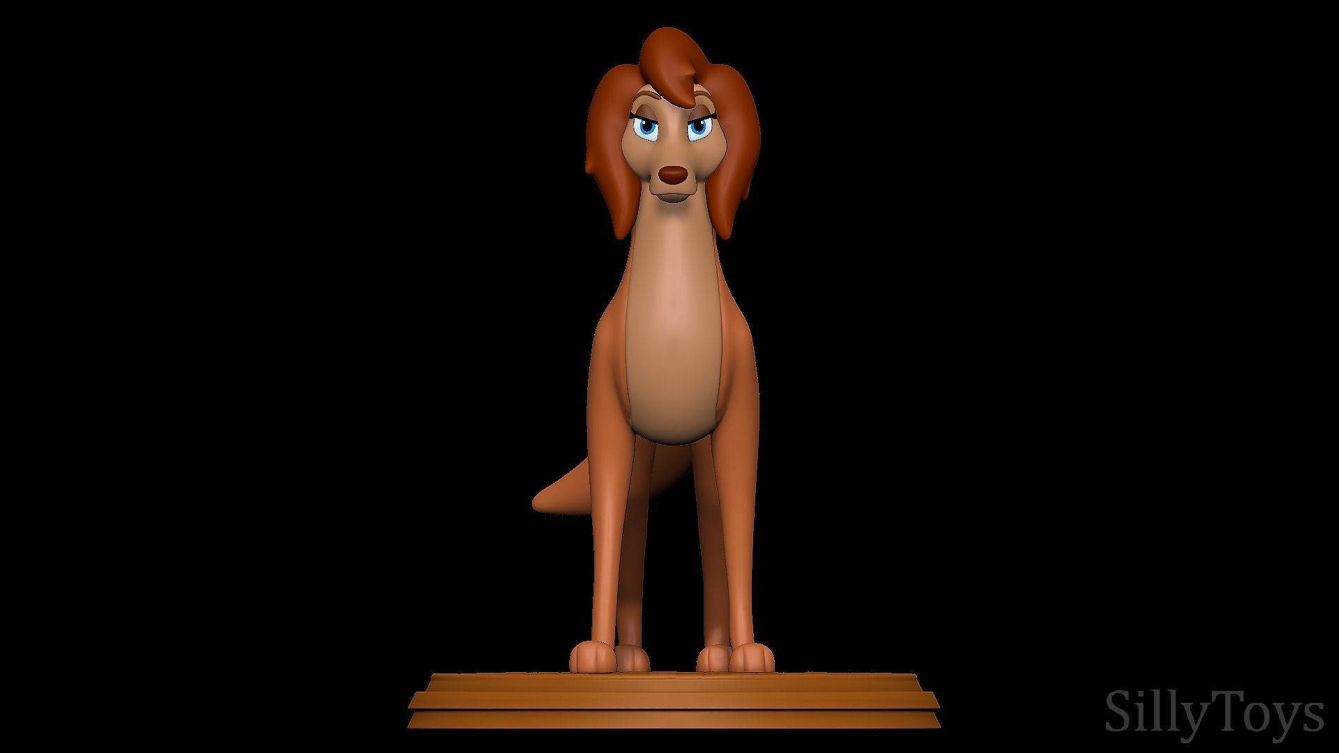 Sasha La Fleur - All Dogs Go To Heaven 2 3D print model_1