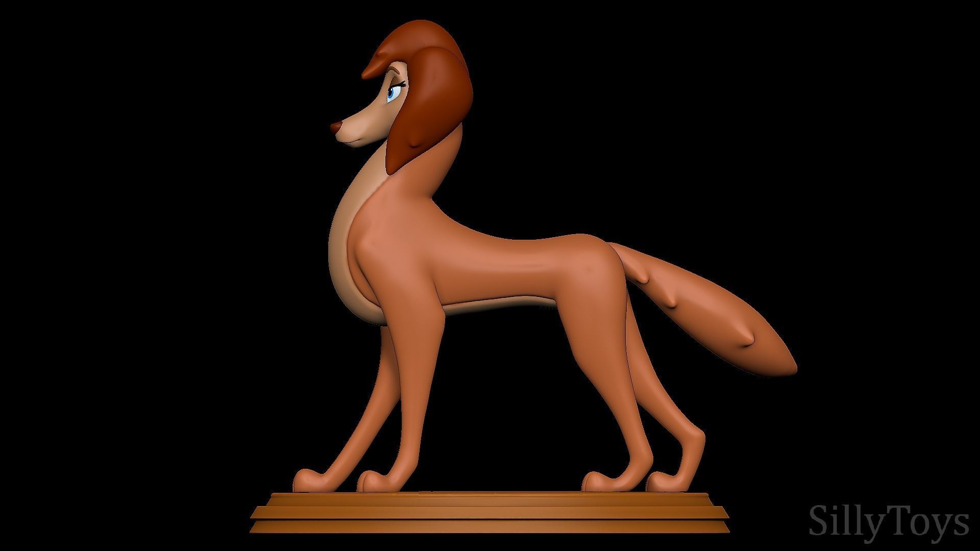 Sasha La Fleur - All Dogs Go To Heaven 2 3D print model_3