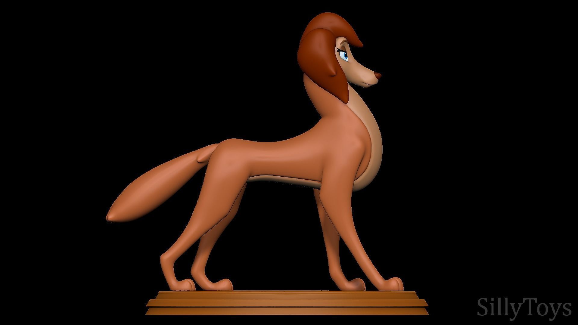 Sasha La Fleur - All Dogs Go To Heaven 2 3D print model_6