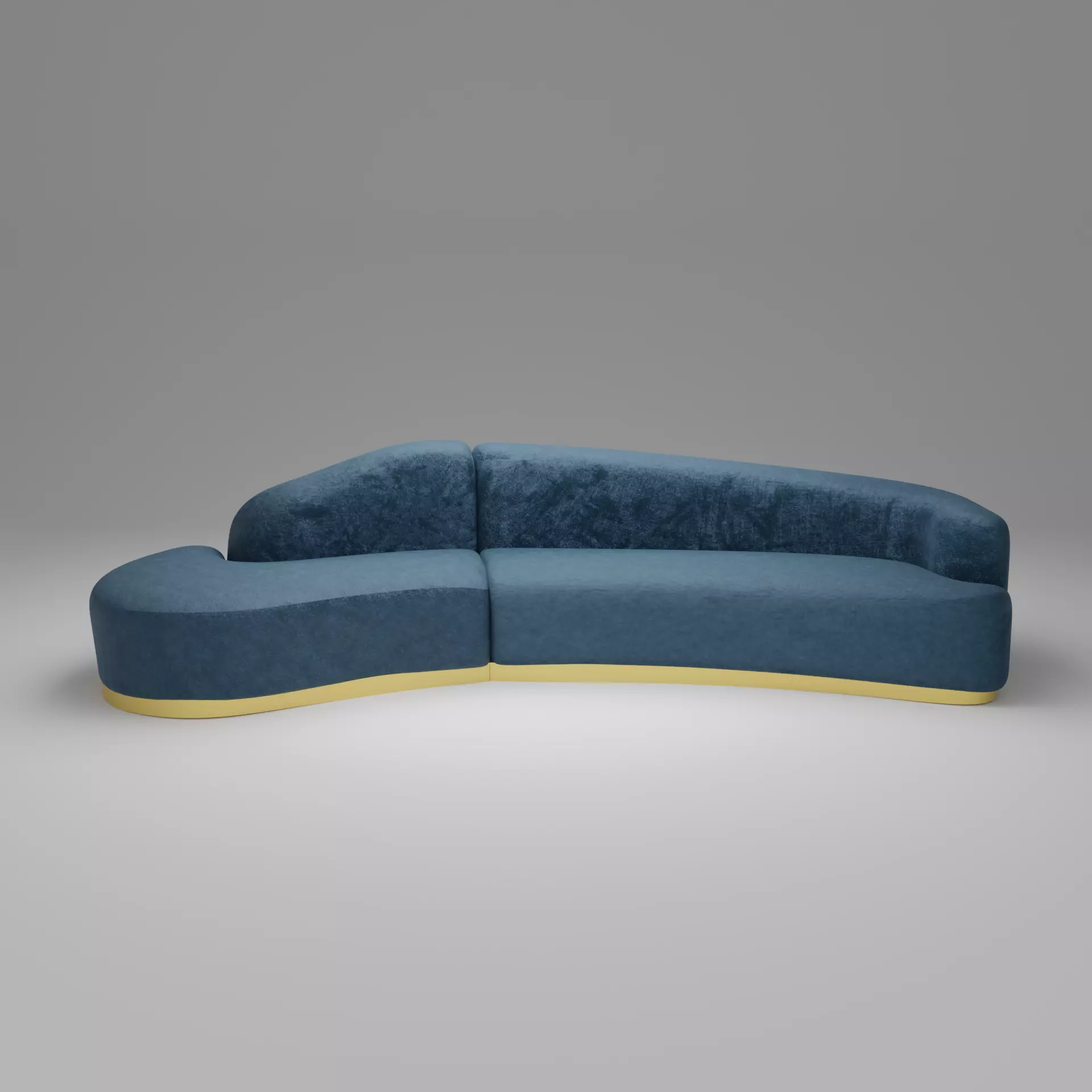 Reya Curved Sectional Sofa 3D model_0