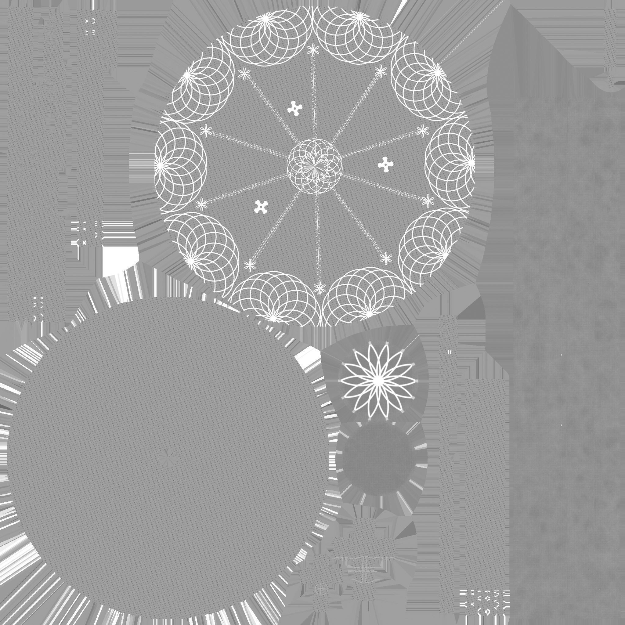 Asian Hat 10 Blue Gold - Character Design Fashion Low-poly 3D model_18