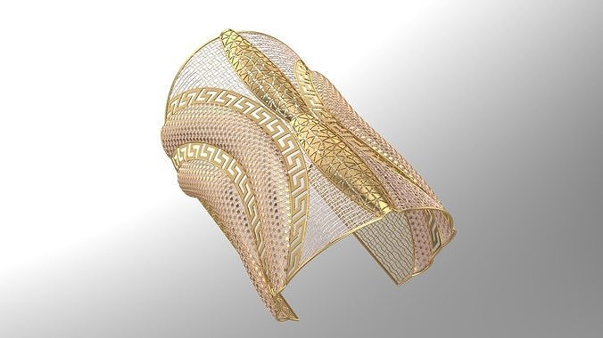  FUSION TULLE BRACELET-BK04- 3D print model