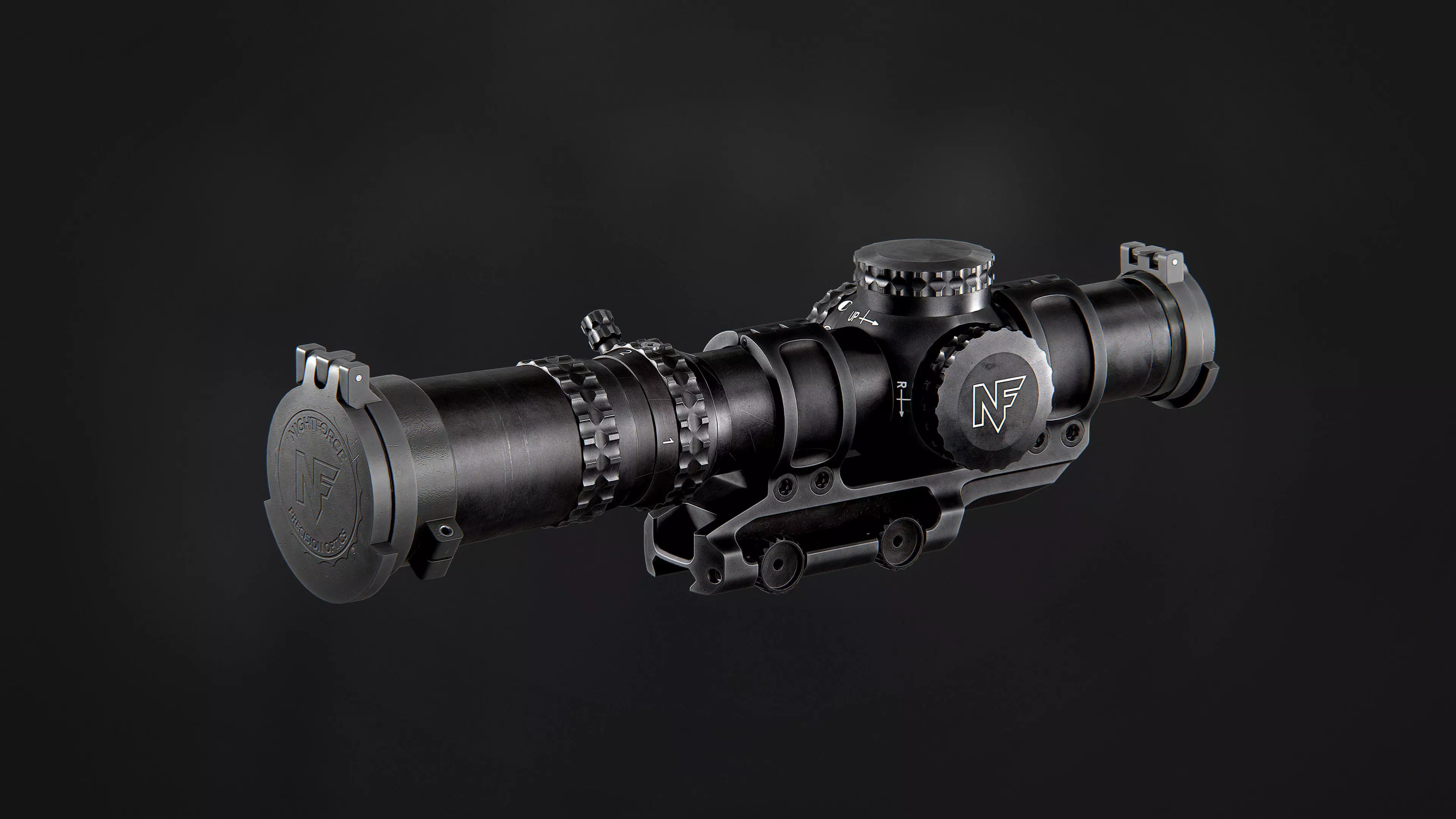 Nightforce ATACR 1-8x24mm Scalarworks LEAP07 Low-poly 3D model