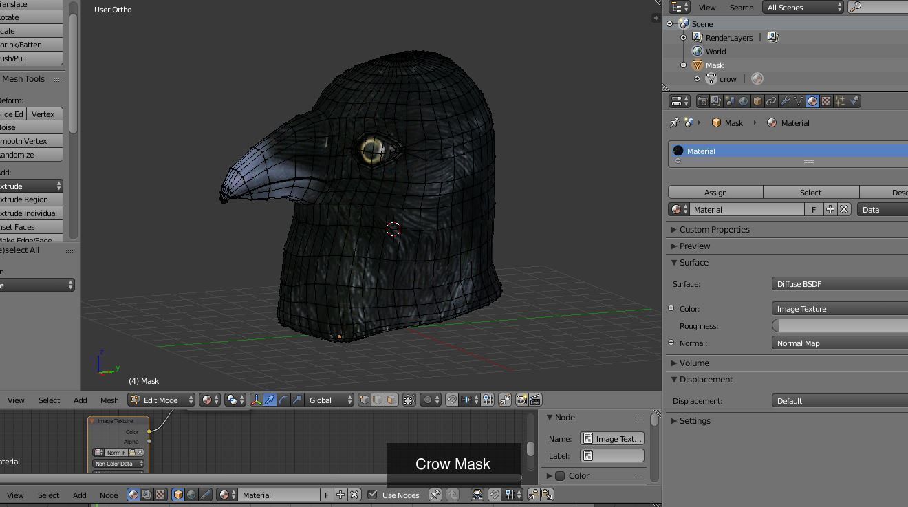 Animal Head Mask 3D Model Collection_9